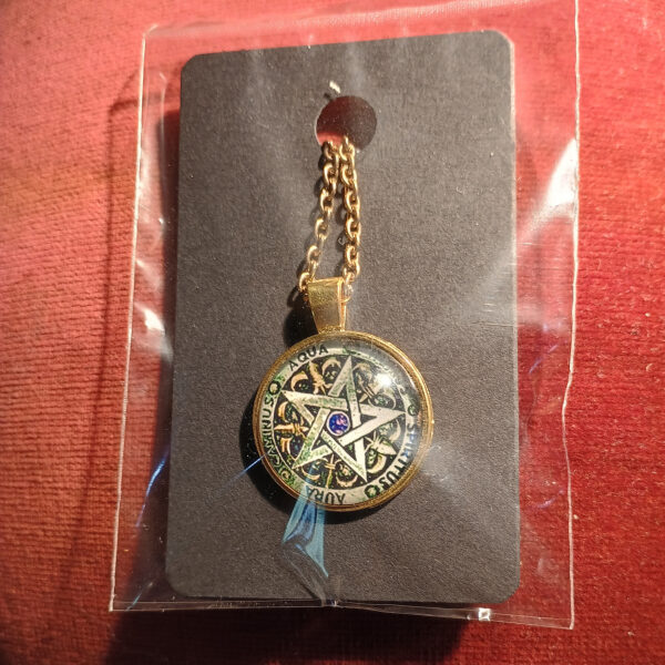 25 kettingen met een cabochon hanger. - Afbeelding 4