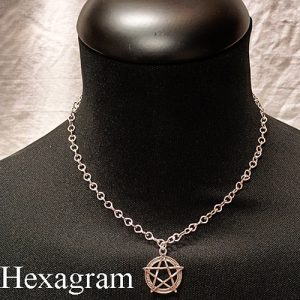 Ketting met hanger Hexagram
