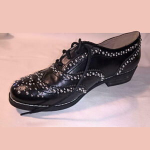 Zwarte schoenen met studs mt 38