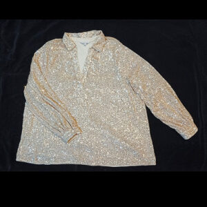 Glitter blouse mt XL