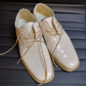 Witte heren Lak schoenen mt 10